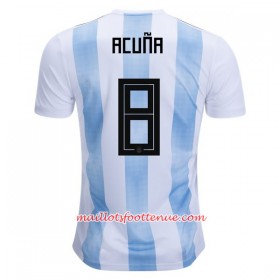 Maillot/Tenue Argentine Acuna 8 Domicile Coupe du monde 2018